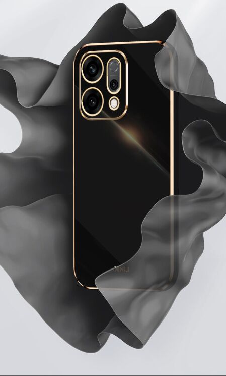 Захисний чохол XINLI Porcelain Design для OPPO Reno 14 5G - Black: фото 4 з 9