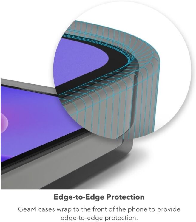 Защитный чехол Zagg Gear4 Crystal Palace для Samsung Galaxy S23 FE (702312273) - Clear: фото 7 из 7