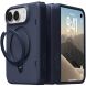 Защитный комплект TORRAS Ostand Q3 Spin Series with MagSafe (FF) для Apple iPhone Duo - Blue (435064L). Фото 1 из 6