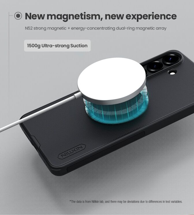 Захисний (PC+TPU) чохол NILLKIN Frosted Shield Pro Magnetic для Samsung Galaxy S26 Plus - Black: фото 14 з 21