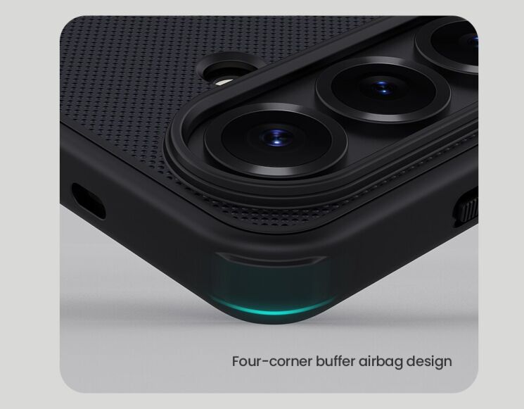 Захисний (PC+TPU) чохол NILLKIN Frosted Shield Pro Magnetic для Samsung Galaxy S26 Plus - Black: фото 11 з 21