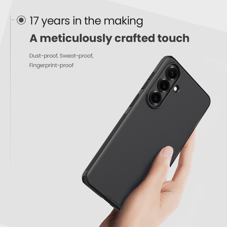 Захисний (PC+TPU) чохол NILLKIN Frosted Shield Pro Magnetic для Samsung Galaxy S26 Plus - Black: фото 9 з 21