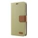 Чехол-книжка ROAR KOREA Cloth Texture для Samsung Galaxy J2 2018 (J250) - Khaki (172325K). Фото 3 из 6