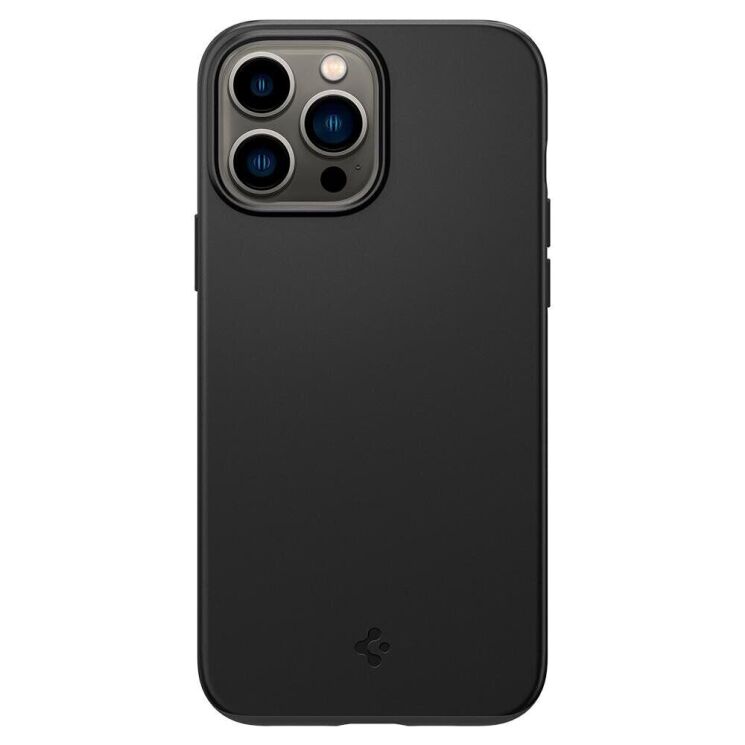 Защитный чехол Spigen (SGP) Thin Fit для Apple iPhone 13 Pro Max (ACS03191) - Black: фото 5 из 14
