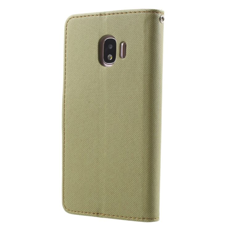 Чехол-книжка ROAR KOREA Cloth Texture для Samsung Galaxy J2 2018 (J250) - Khaki: фото 2 из 6