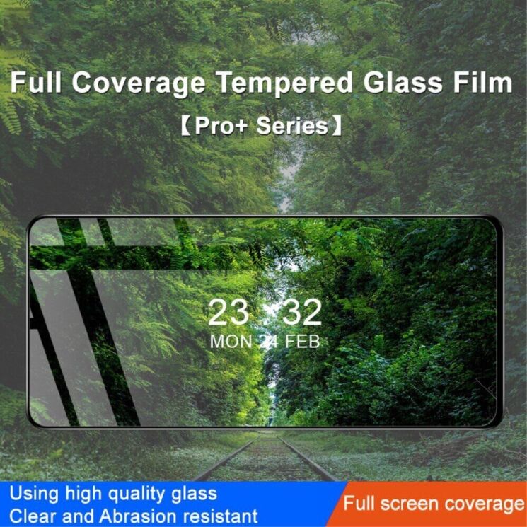 Защитное стекло IMAK 5D Pro+ Full Glue для Xiaomi Poco F5 Pro / Redmi K60 / Redmi K60 Pro - Black: фото 3 из 14