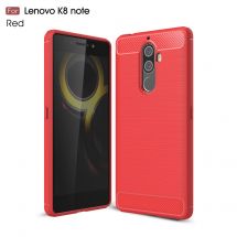 Захисний чохол UniCase Carbon для Lenovo K8 Note - Red: фото 1 з 11