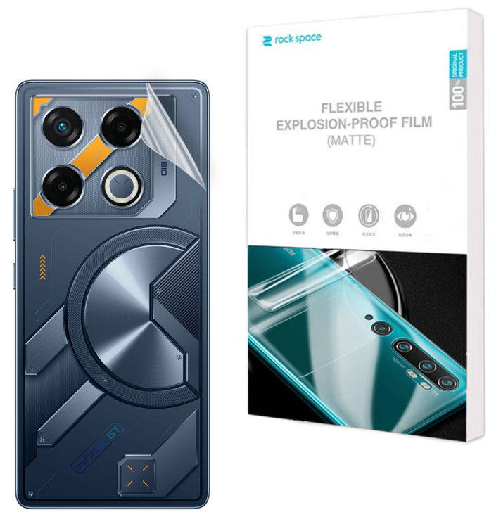 Антиблікова плівка на задню панель RockSpace Explosion-Proof Matte для Infinix GT 20 Pro: фото 1 з 9