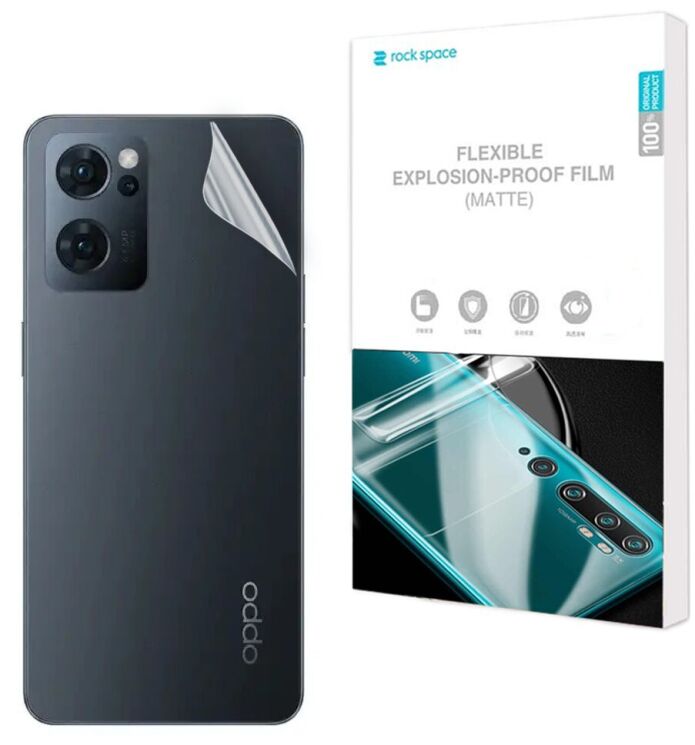 Антиблікова плівка на задню панель RockSpace Explosion-Proof Matte для OPPO Reno 7 5G Chinese: фото 1 з 9