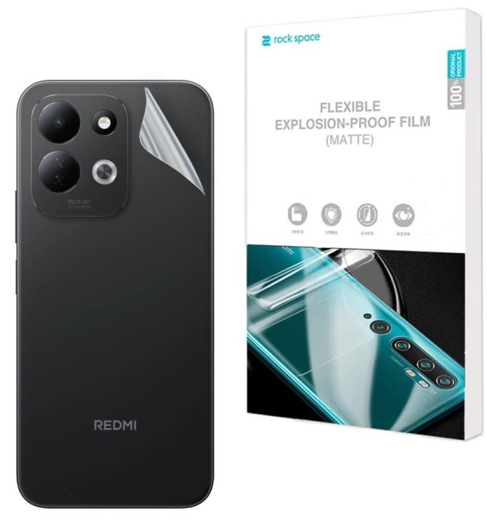 Антибликовая пленка на заднюю панель RockSpace Explosion-Proof Matte для Xiaomi Redmi 17: фото 1 из 9