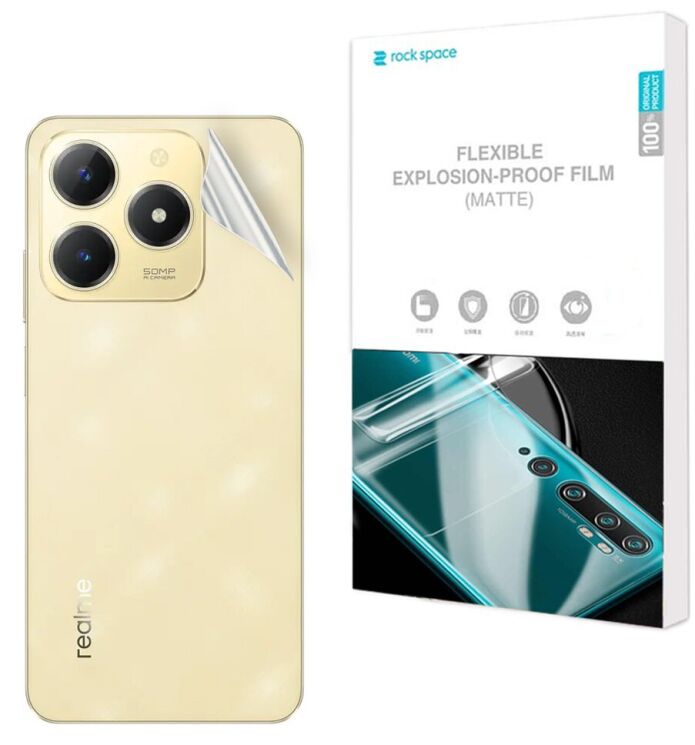 Антиблікова плівка на задню панель RockSpace Matte для Realme C61: фото 1 з 9
