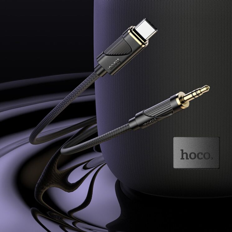 AUX-кабель Hoco UPA30 Friend Type-C to 3.5mm (1m) - Black: фото 5 из 6