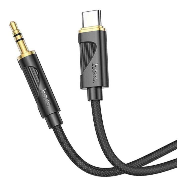 AUX-кабель Hoco UPA30 Friend Type-C to 3.5mm (1m) - Black: фото 2 из 6