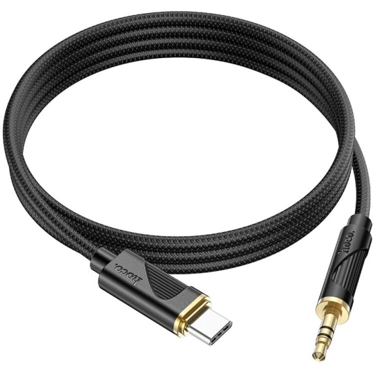 AUX-кабель Hoco UPA30 Friend Type-C to 3.5mm (1m) - Black: фото 3 из 6