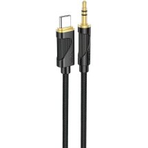 AUX-кабель Hoco UPA30 Friend Type-C to 3.5mm (1m) - Black: фото 1 из 6