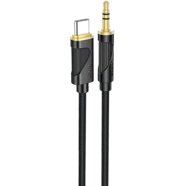 AUX-кабель Hoco UPA30 Friend Type-C to 3.5mm (1m) - Black: фото 1 из 6