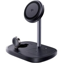 Беспроводное зарядное устройство Baseus EnerFill FS41 3 in 1 22.5W (P10281904123-01) - Black: фото 1 из 20