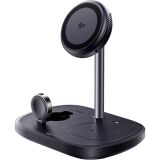 Беспроводное зарядное устройство Baseus EnerFill FS41 3 in 1 22.5W (P10281904123-01) - Black: фото 1 из 20