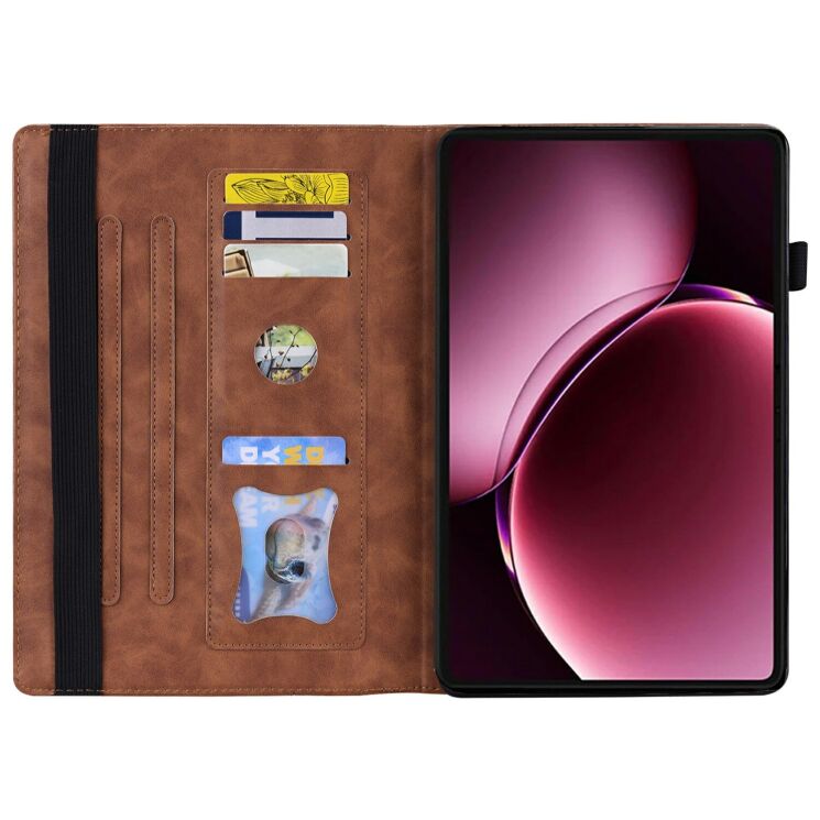 Чохол Deexe Business Style для Xiaomi Pad 9 Pro Max - Brown: фото 2 з 8