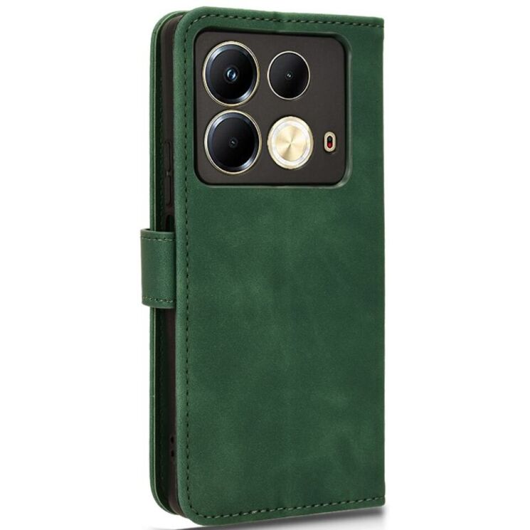 Чехол Deexe Classic Wallet для Infinix Note 40 - Green: фото 5 из 6