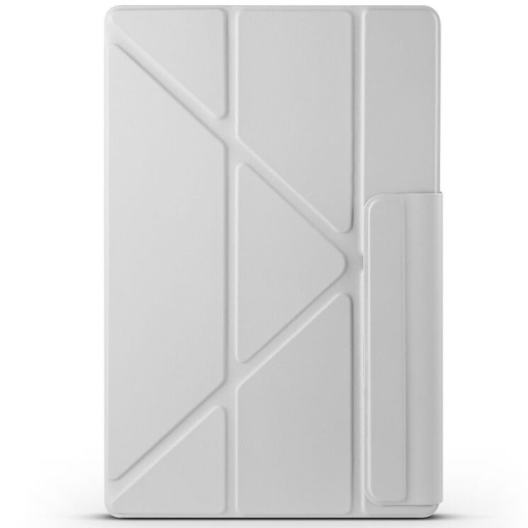 Чeхол Deexe Origami Series для Samsung Galaxy Tab S9 / S9 FE / S10 FE (X710/716/510/516/520/526) - Grey: фото 7 из 12