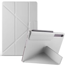 Чeхол Deexe Origami Series для Samsung Galaxy Tab S9 / S9 FE / S10 FE (X710/716/510/516/520/526) - Grey: фото 1 из 12