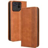 Чохол Deexe Retro Style для ASUS ROG Phone 8 Pro - Brown (346702Z)