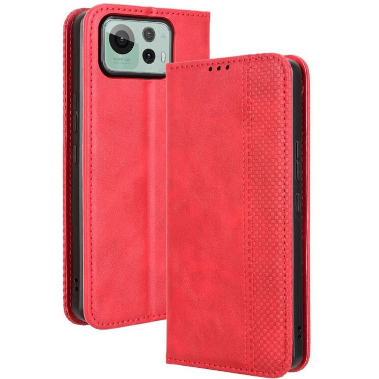 Чехол Deexe Retro Style для ASUS Zenfone 12 Ultra - Red: фото 1 из 7