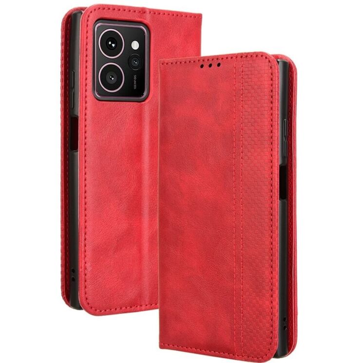 Чехол Deexe Retro Style для HMD Skyline - Red: фото 1 из 8
