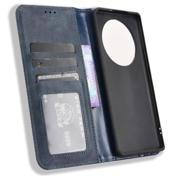 Чехол Deexe Retro Style для Honor Magic 7 Lite - Blue: фото 4 из 7