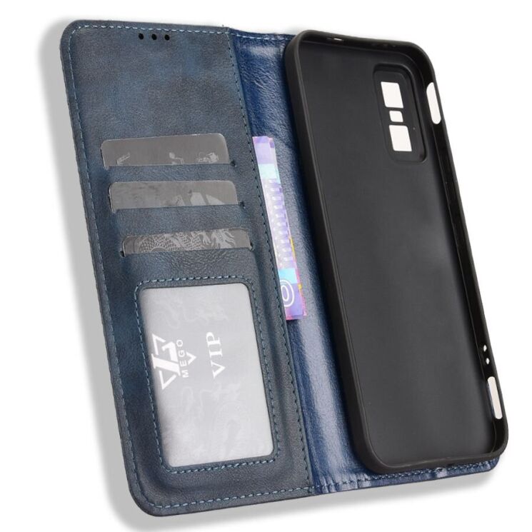 Чехол Deexe Retro Style для Infinix GT 30 Pro - Blue: фото 4 из 17