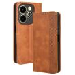 Чехол Deexe Retro Style для Infinix Hot 40i - Brown (345006Z)