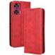 Чехол Deexe Retro Style для Motorola Edge 50 Fusion - Red (354207R). Фото 1 из 7