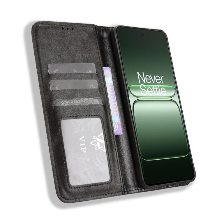 Чохол Deexe Retro Style для OnePlus Nord CE 5 / Ace 5 Racing - Black: фото 6 з 15