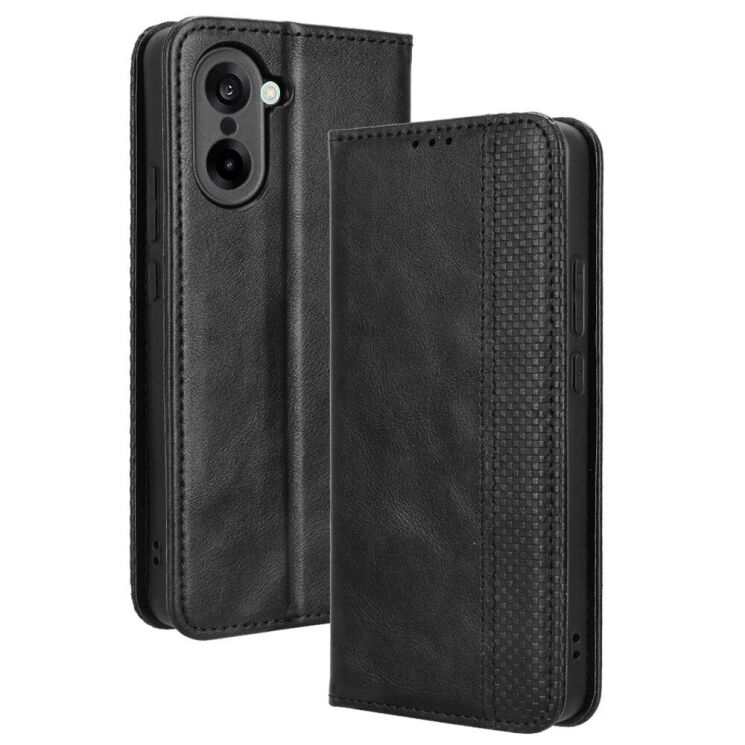 Чохол Deexe Retro Style для OnePlus Nord CE 5 / Ace 5 Racing - Black: фото 9 з 15