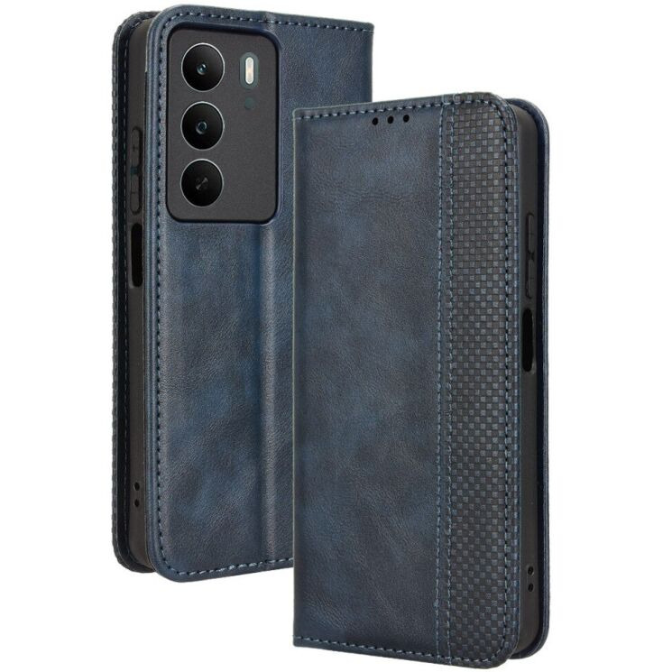 Чохол Deexe Retro Style для Realme C71 - Blue: фото 1 з 15