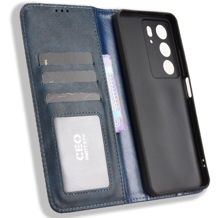 Чохол Deexe Retro Style для Realme C71 - Blue: фото 5 з 15