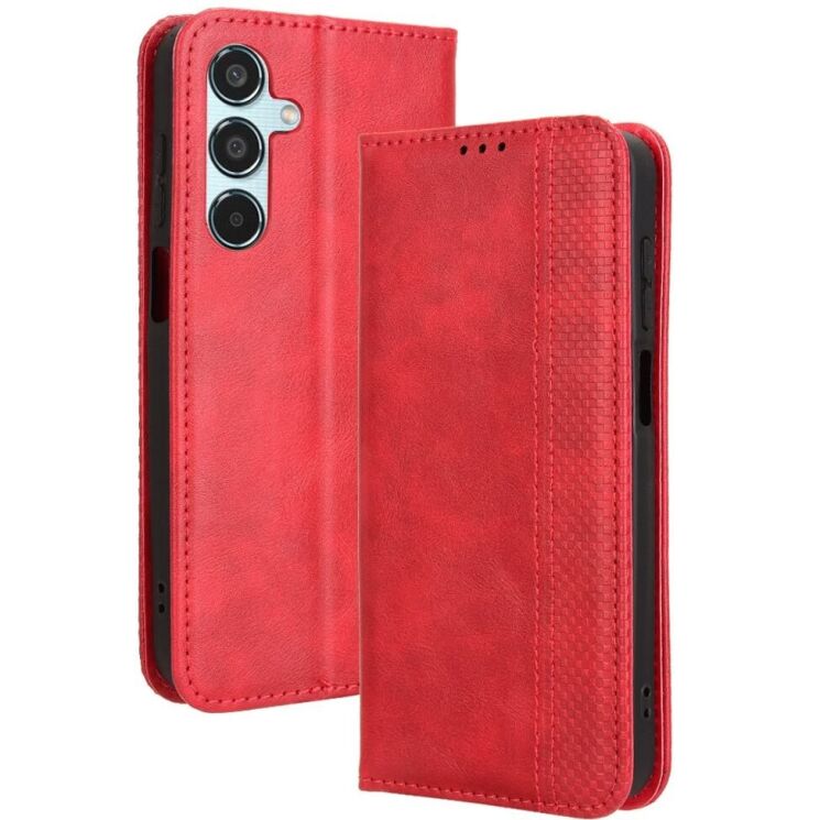 Чехол Deexe Retro Style для Samsung Galaxy M35 (M356) - Red: фото 1 из 7