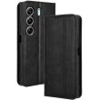 Чехол Deexe Retro Style для TECNO Camon 40 (CM5) - Black (386302B)