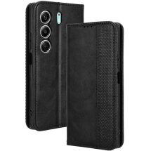 Чехол Deexe Retro Style для TECNO Camon 40 (CM5) - Black: фото 1 из 7