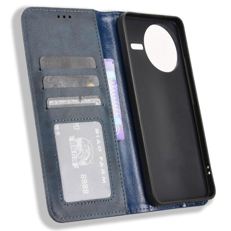 Чехол Deexe Retro Style для Xiaomi Poco F7 Pro / Poco F7 Ultra - Blue: фото 4 из 7
