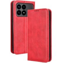 Чохол Deexe Retro Style для Xiaomi Poco F8 Pro - Red: фото 1 з 18