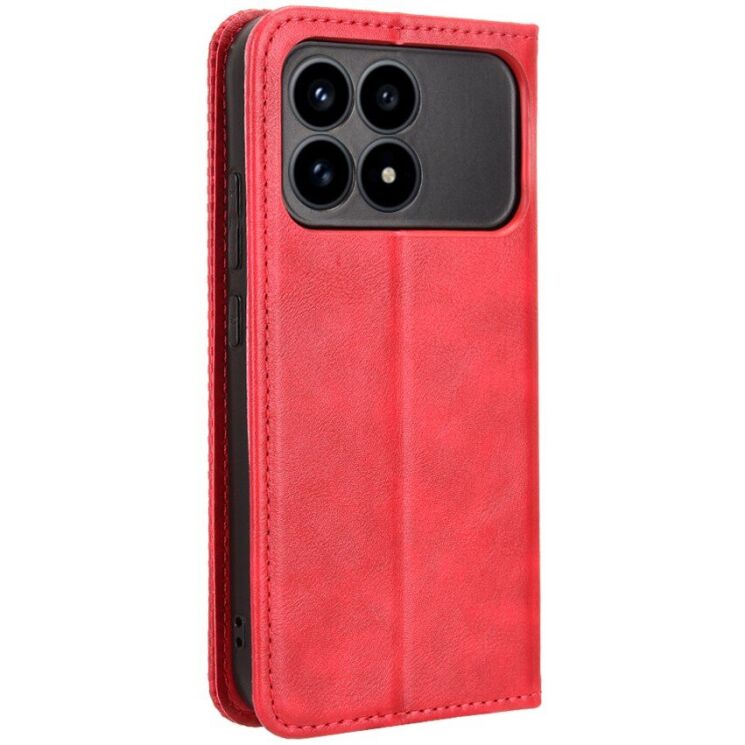 Чохол Deexe Retro Style для Xiaomi Poco F8 Pro - Red (403502R) Чохол Deexe Retro Style для Xiaomi Poco F8 Pro - Red: фото 7 з 18