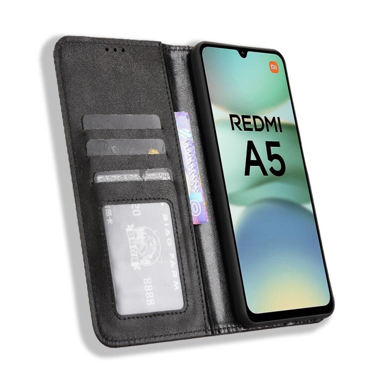 Чохол Deexe Retro Style для Xiaomi Redmi A5 - Black: фото 2 з 7
