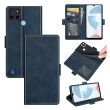 Чехол Deexe Retro Wallet для Realme C21Y / C25Y - Blue (286601L)