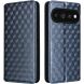Чехол Deexe Rhombus Book для Google Pixel 11 Pro XL - Blue (426046L). Фото 1 из 7