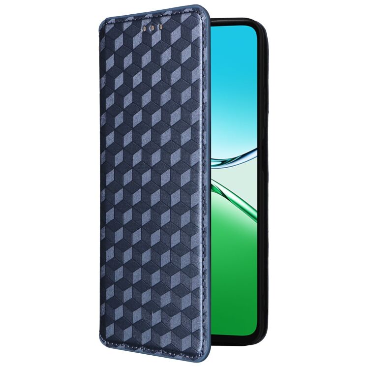 Чохол Deexe Rhombus Book для OPPO A5 - Blue: фото 5 з 6