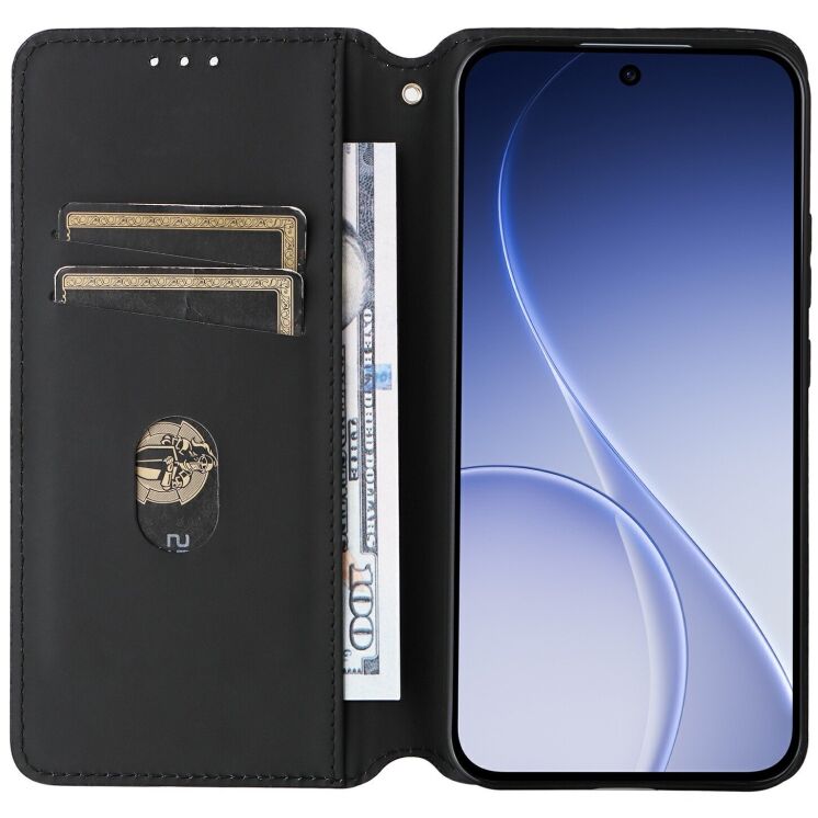 Чехол Deexe Rhombus Book для OPPO Reno 15 F/FS - Purple: фото 2 из 7