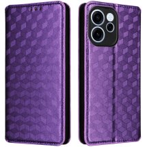 Чехол Deexe Rhombus Book для OPPO Reno 15 F/FS - Purple: фото 1 из 7