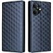 Чохол Deexe Rhombus Book для Realme Note 80 - Blue (412403L). Фото 1 з 7